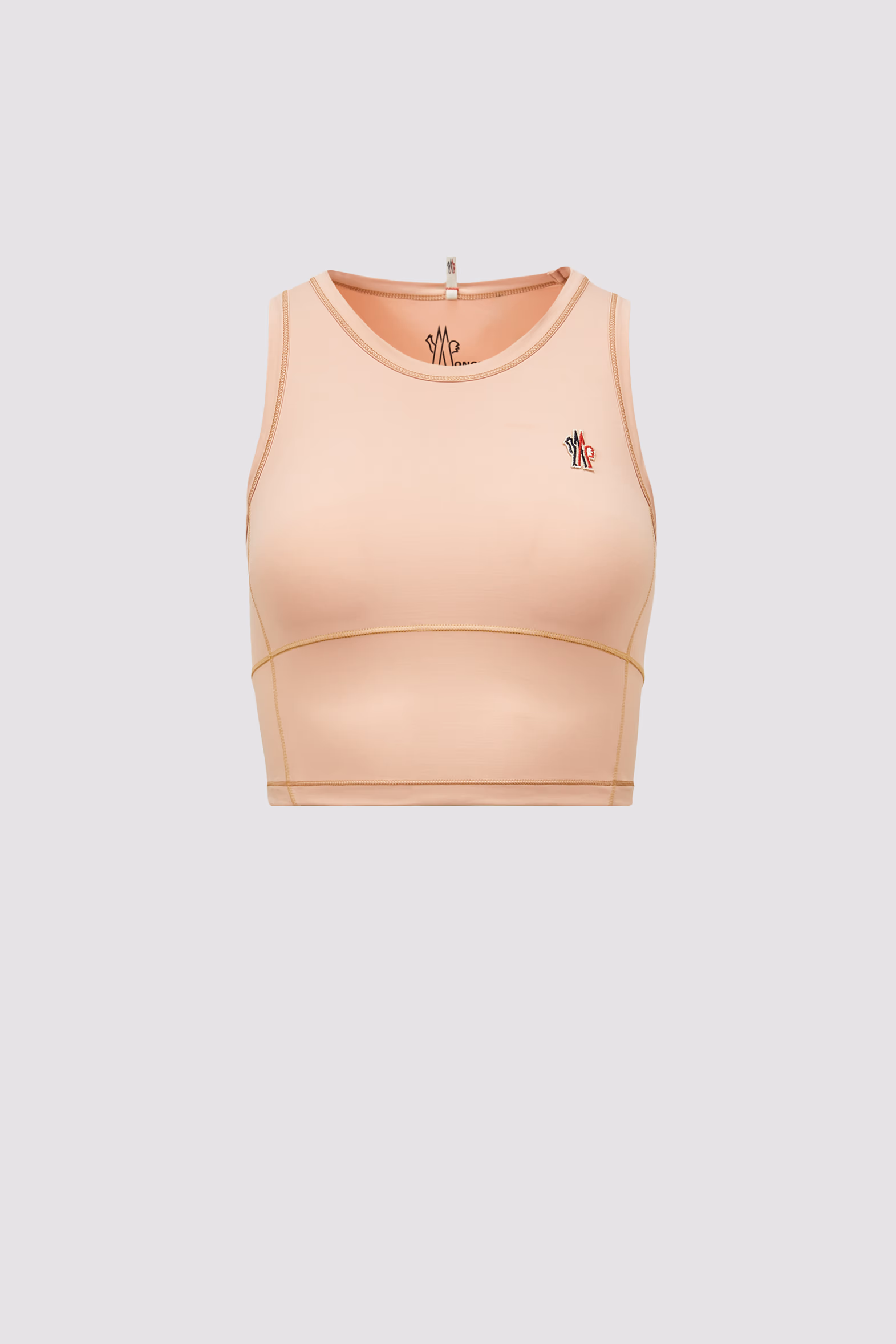 Logo Tank Top Women Pink Moncler 2